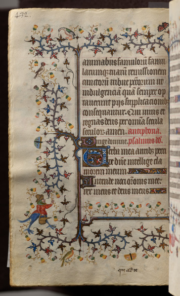 Hours of Charles the Noble, King of Navarre (1361-1425): fol. 210v, Text