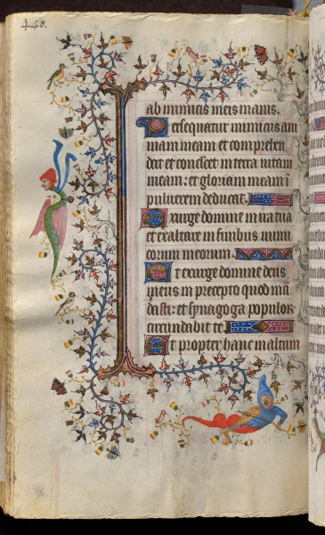 Hours of Charles the Noble, King of Navarre (1361-1425): fol. 214v, Text
