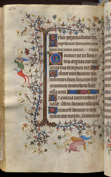 Hours of Charles the Noble, King of Navarre (1361-1425): fol. 212v, Text