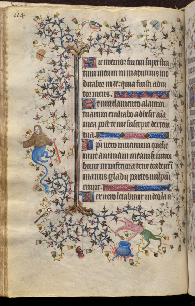 Hours of Charles the Noble, King of Navarre (1361-1425): fol. 57v, Text