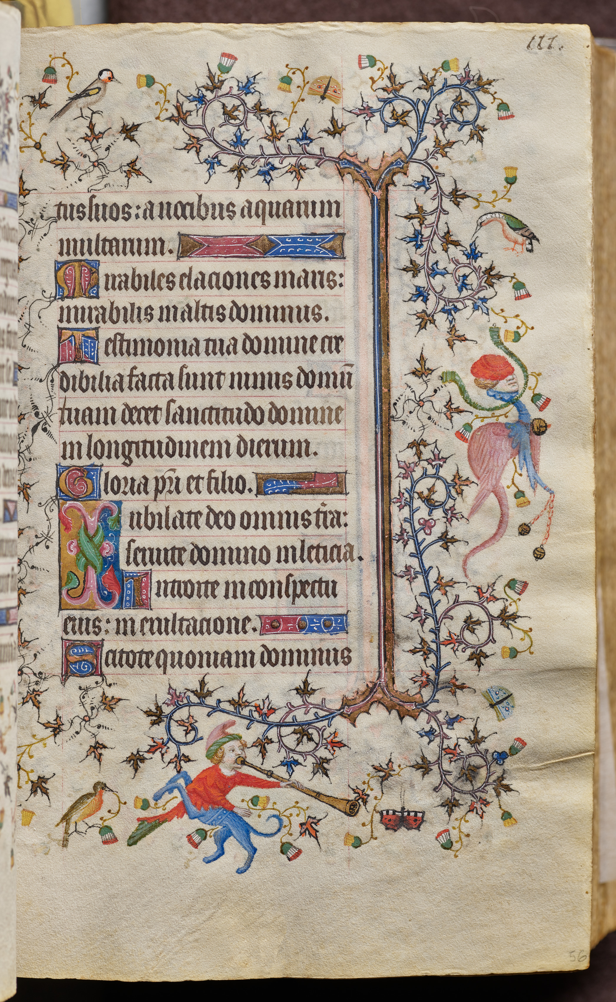 Hours of Charles the Noble, King of Navarre (1361-1425): fol. 56r, Text