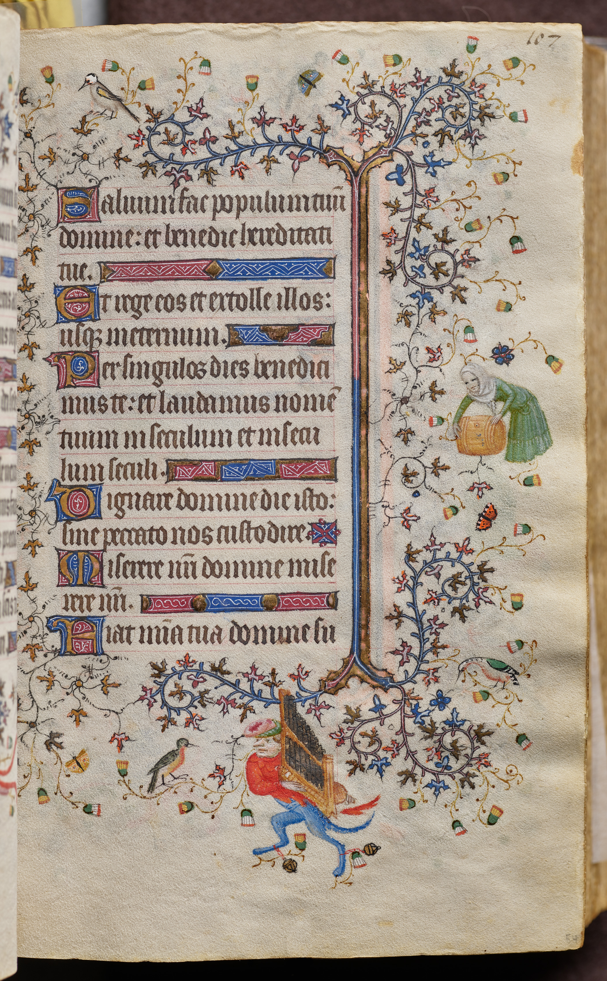 Hours of Charles the Noble, King of Navarre (1361-1425): fol. 54r, Text