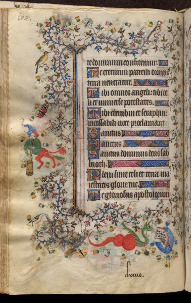 Hours of Charles the Noble, King of Navarre (1361-1425): fol. 52v, Text