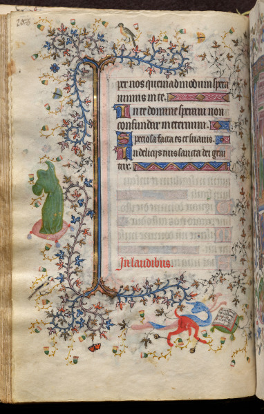 Hours of Charles the Noble, King of Navarre (1361-1425): fol. 54v, Text