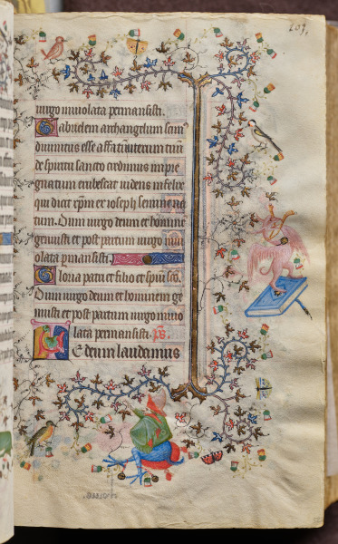 Hours of Charles the Noble, King of Navarre (1361-1425): fol. 52r, Text