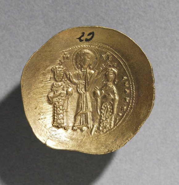 Nomisma with Eudocia and Romanus IV Diogenes (obverse)