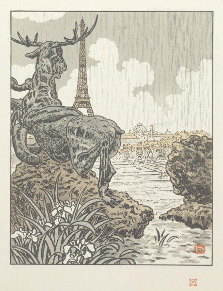 Thirty-Six Views of the Eiffel Tower: Derrière l' élan de Frémiet (Trocadéro)
