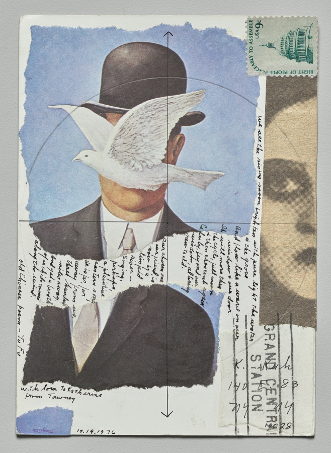 Magritte (recto), Lenore Tawney, 1976