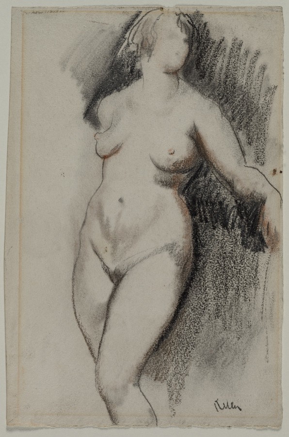 Nude, Front, Henry Keller, c. 1891–1949
