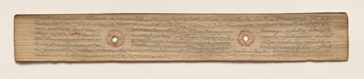 Leaf from a Buddhist Manuscript (verso)