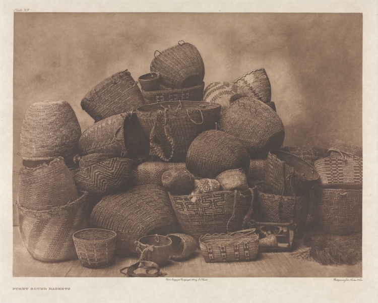 Portfolio IX, Plate 309: Puget Sound Baskets