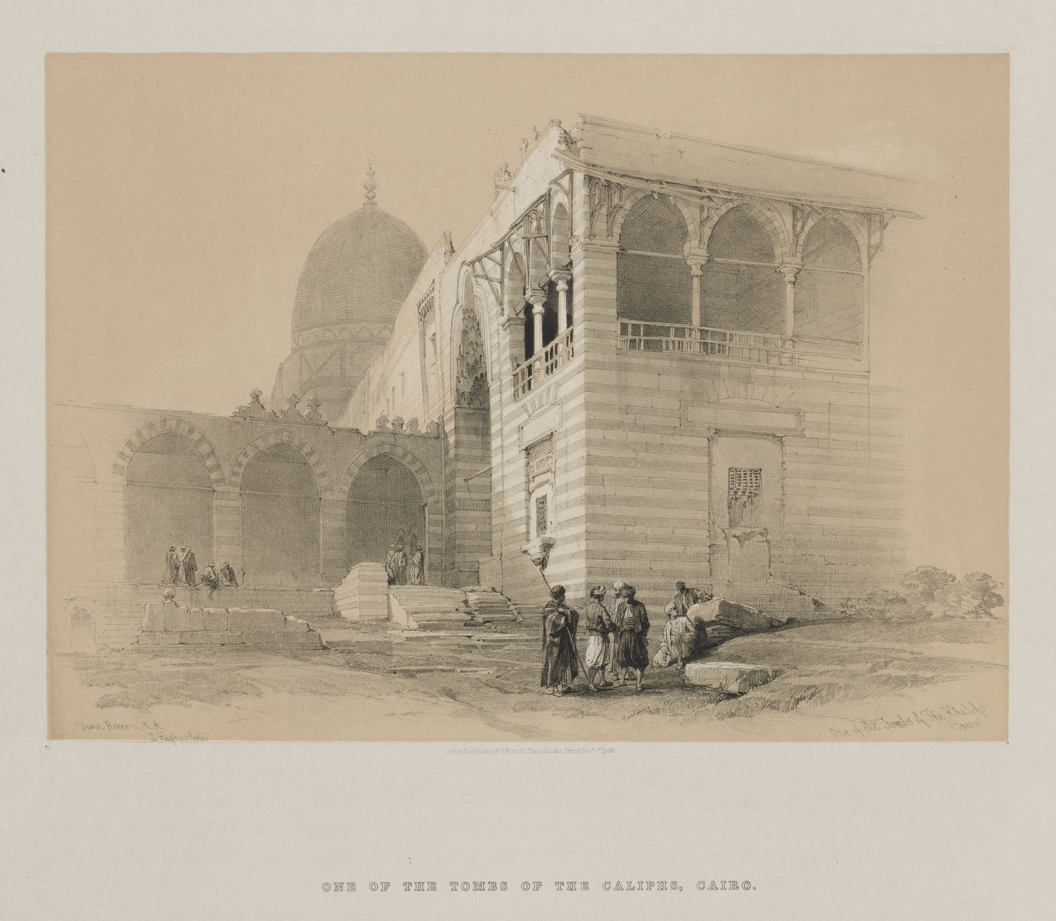 Egypt and Nubia, Volume III: One of the Tombs of the Khalifs, Cairo