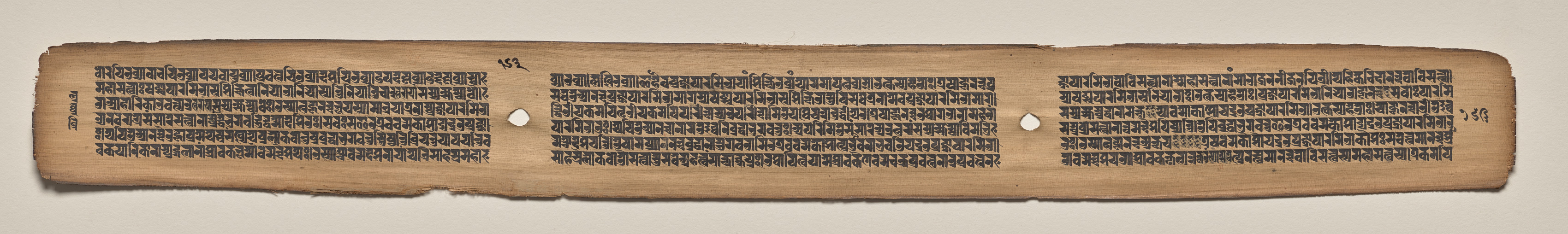 Text, folio 163 (verso), from a Manuscript of the Perfection of Wisdom in Eight Thousand Lines (Ashtasahasrika Prajnaparamita-sutra)