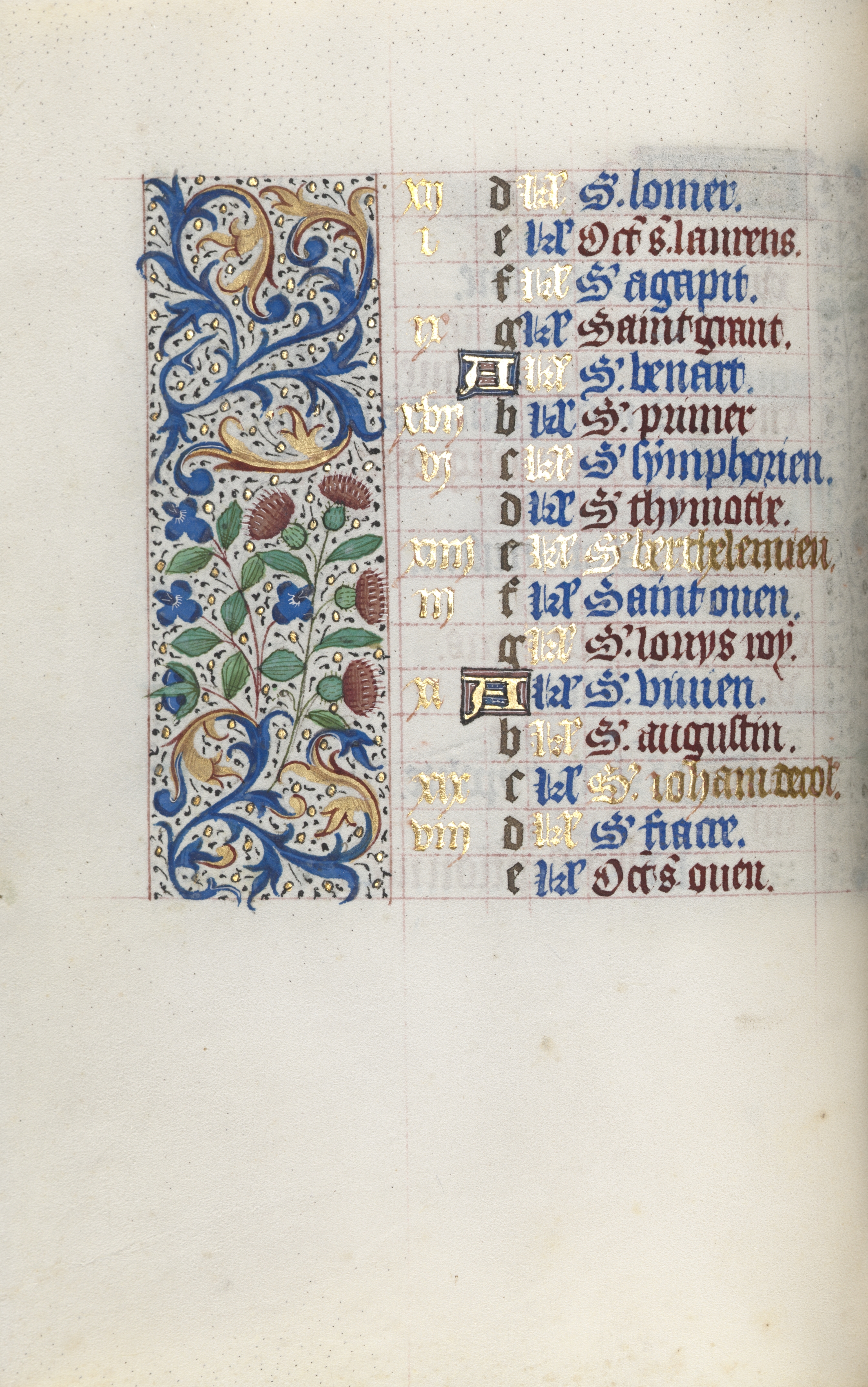 Book of Hours (Use of Rouen): fol. 8v