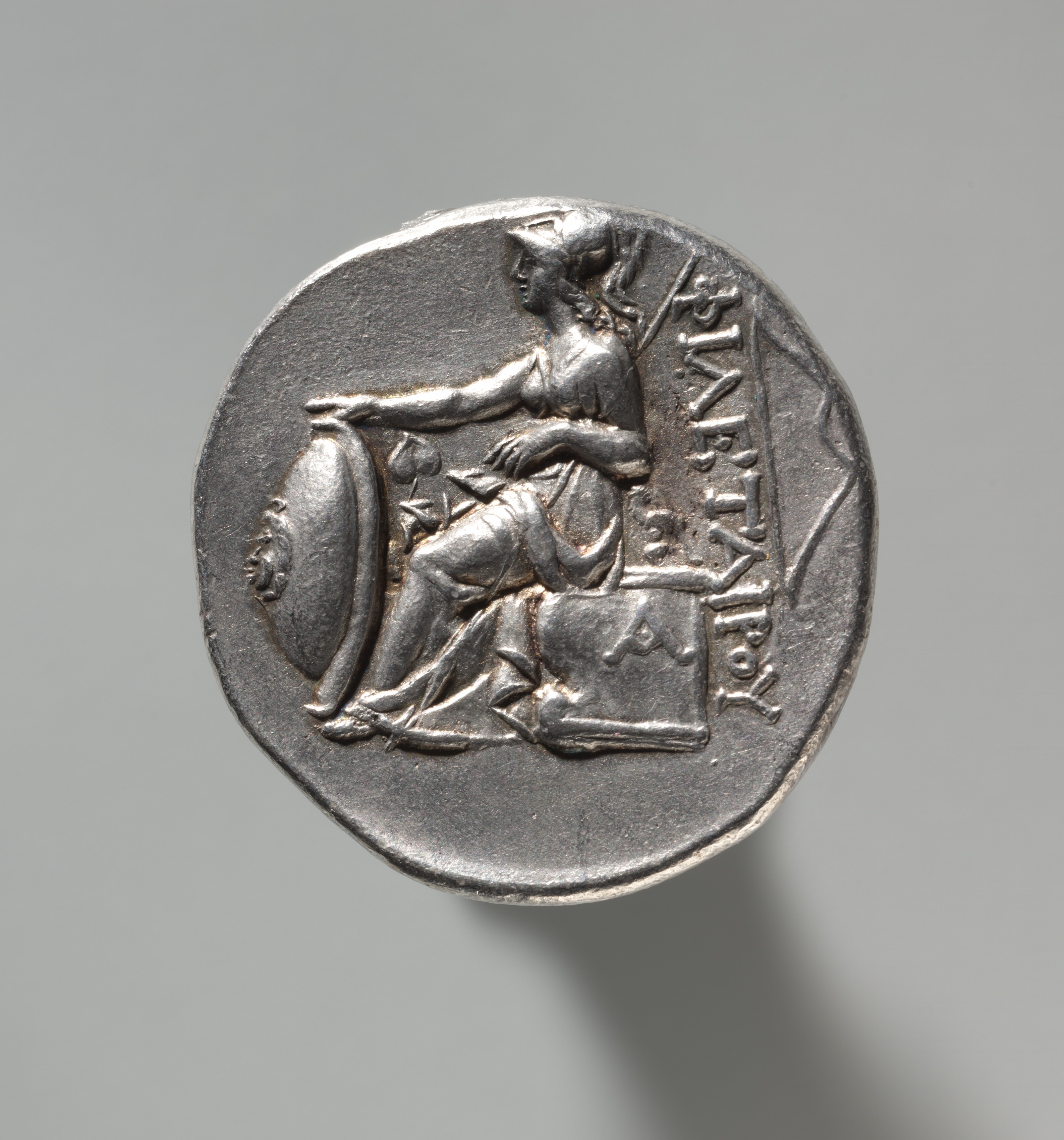 Tetradrachm: Head of Philetauros with Laureate Diadem (reverse)