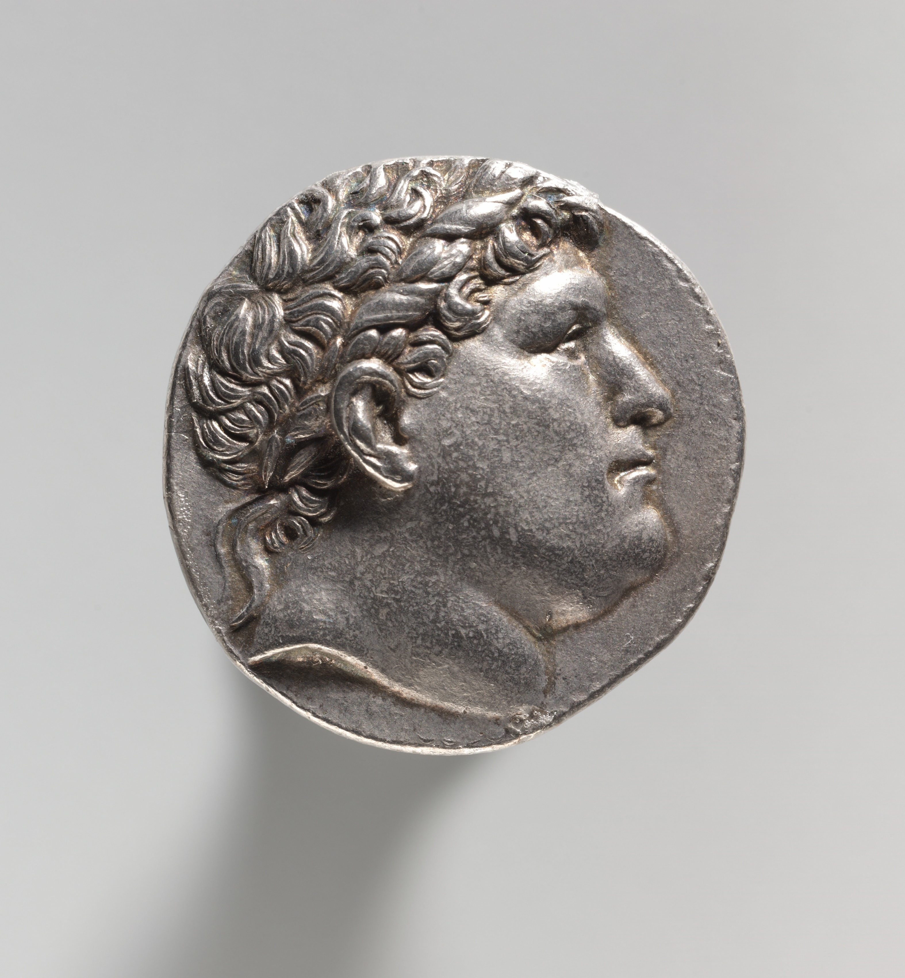 Tetradrachm: Head of Philetauros with Laureate Diadem (obverse)