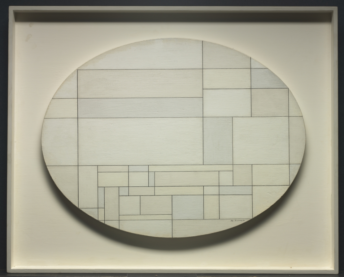 White Oval, Ilya Bolotowsky, 1955