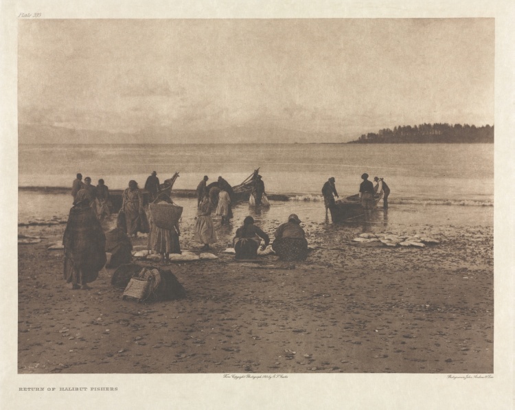 Portfolio XI, Plate 393: Return of the Halibut Fishers