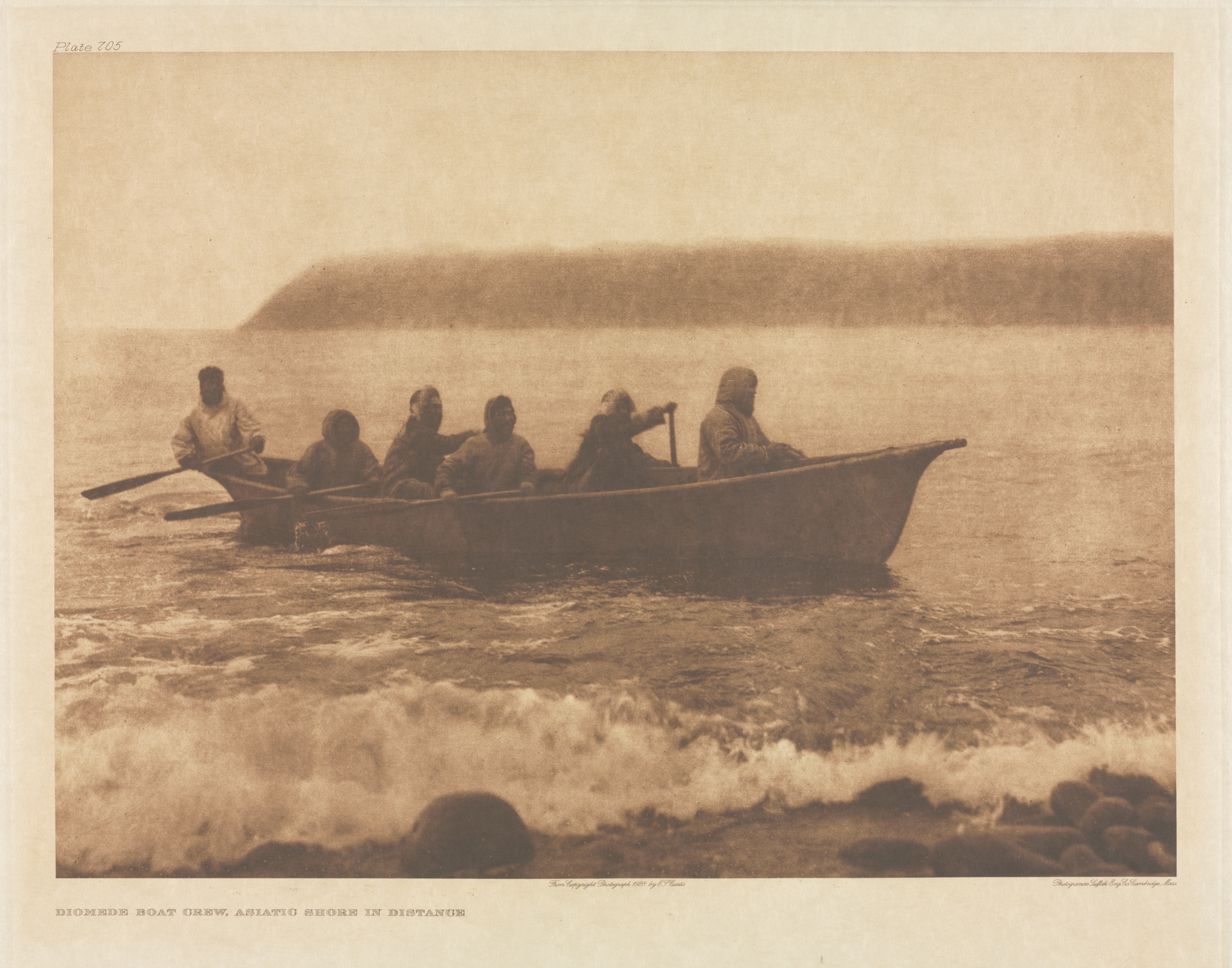 Portfolio XX, Plate 705: Diomede Boat Crew