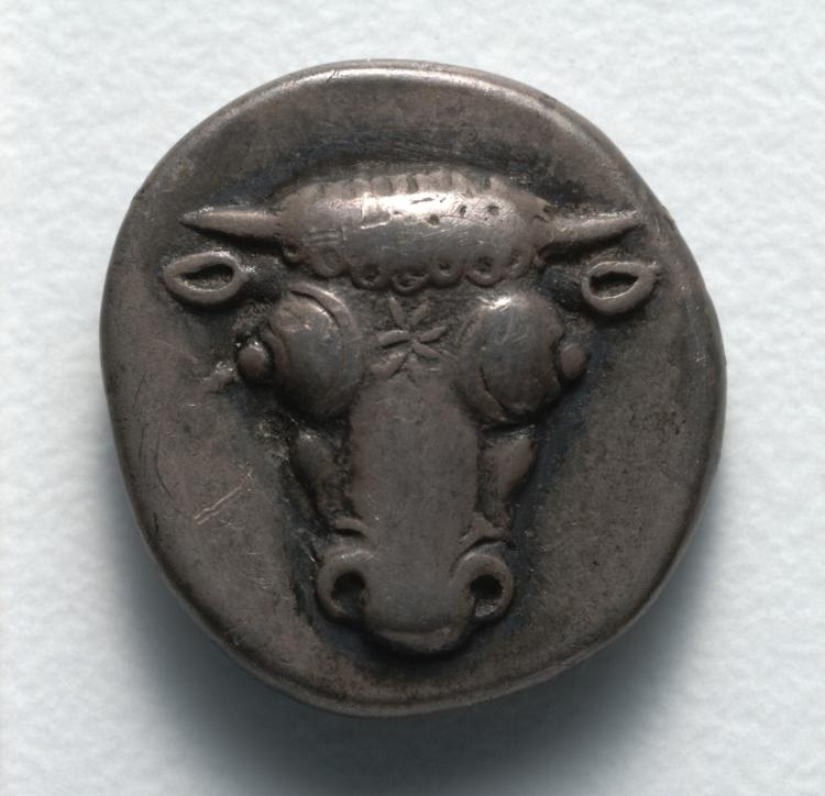 Hemidrachm: Bull's Head (obverse)