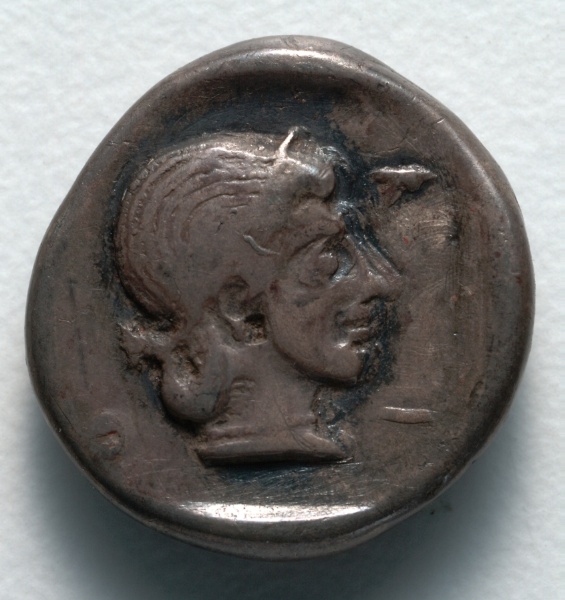 Hemidrachm: Head of Artemis (reverse)