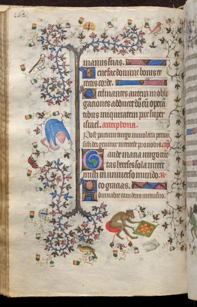 Hours of Charles the Noble, King of Navarre (1361-1425): fol. 81v, Text