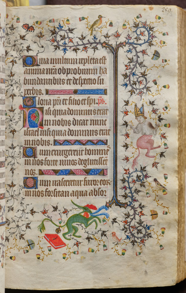 Hours of Charles the Noble, King of Navarre (1361-1425): fol. 80r, Text