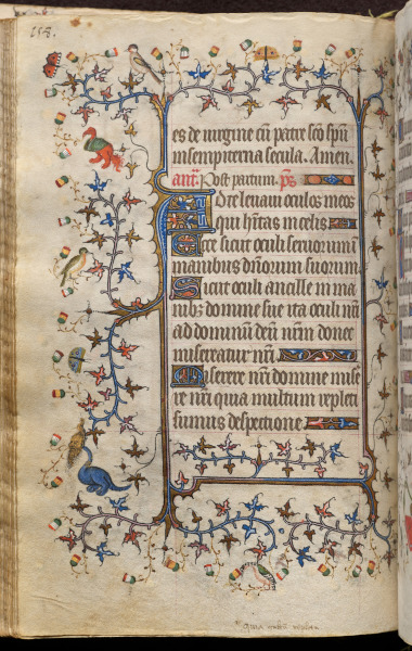 Hours of Charles the Noble, King of Navarre (1361-1425): fol. 79v, Text