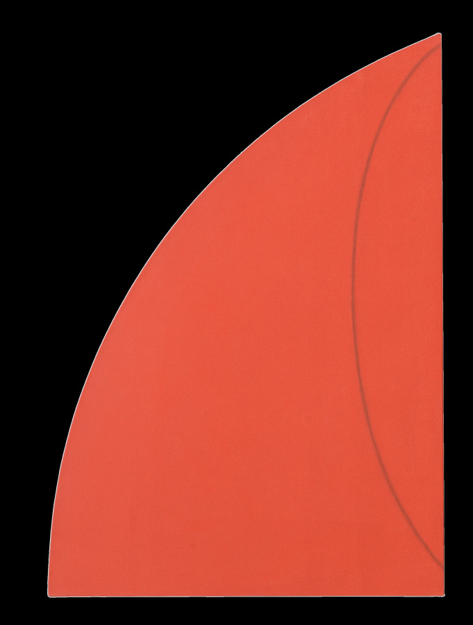 Curved Plane/Figure VII (Study), Robert Mangold, 1995