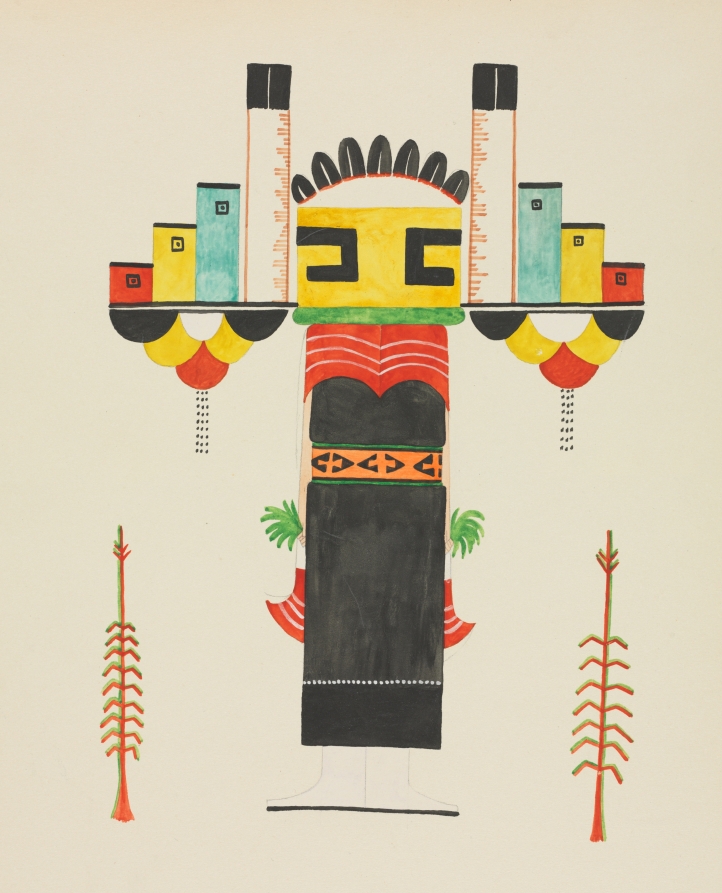 Masked Figure, Oqwa Pi (Abel Sanchez), 1930s