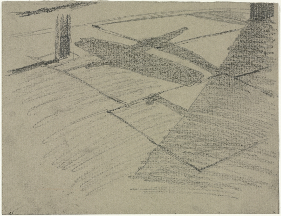 Study for "Corner Shadows", Martin Lewis, 1929