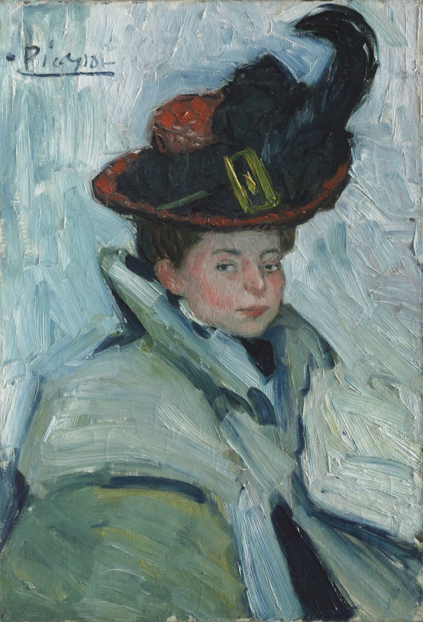 Woman with a Cape, Pablo Picasso, early 1901