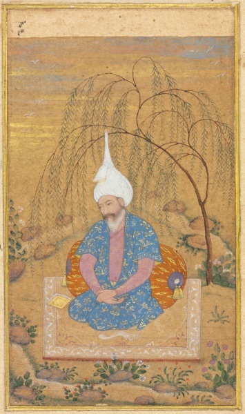 Shah Tahmasp I (1514–1576) Seated in a Landscape