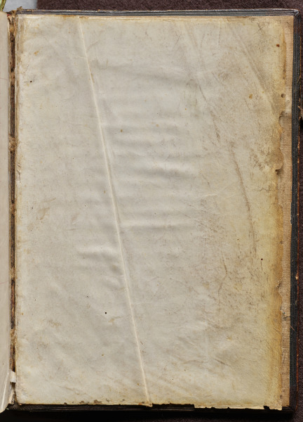 Hours of Charles the Noble, King of Navarre (1361-1425), Blank Fly Leaf