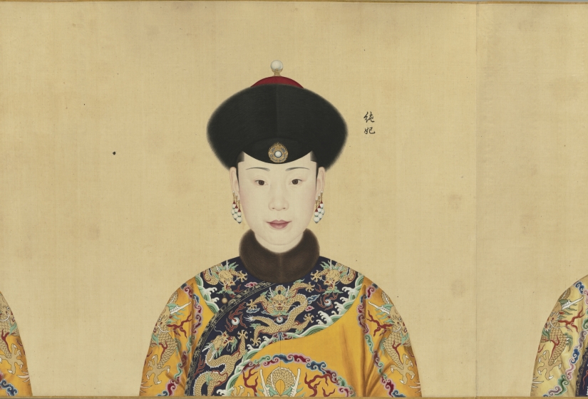 Portraits of the Qianlong Emperor and His Twelve Consorts | Cleveland ...