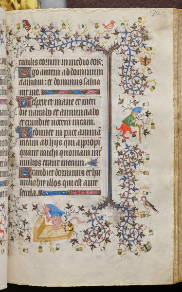 Hours of Charles the Noble, King of Navarre (1361-1425): fol. 164r, Text