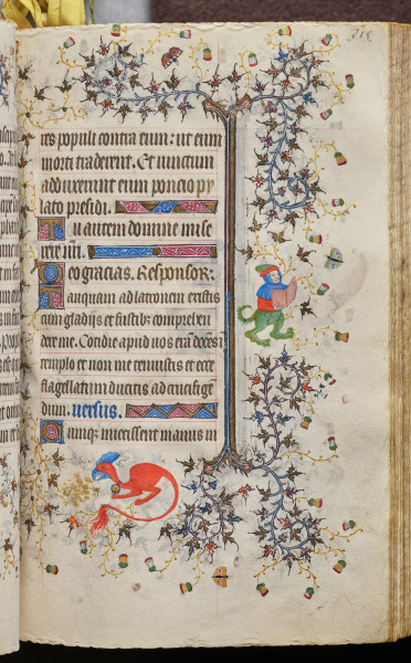 Hours of Charles the Noble, King of Navarre (1361-1425): fol. 158r, Text