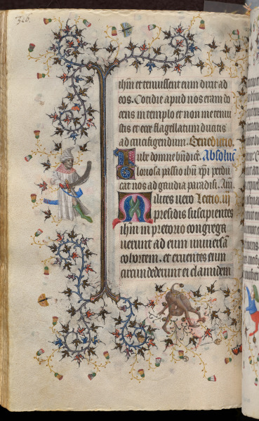 Hours of Charles the Noble, King of Navarre (1361-1425): fol. 158v, Text