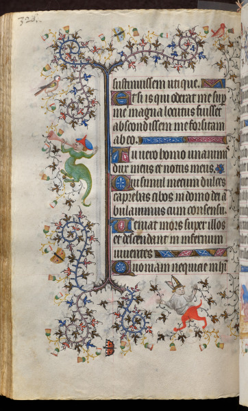 Hours of Charles the Noble, King of Navarre (1361-1425): fol. 163v, Text
