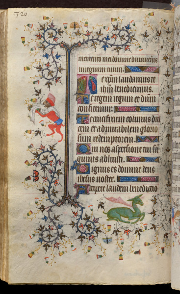 Hours of Charles the Noble, King of Navarre (1361-1425): fol. 160v, Text