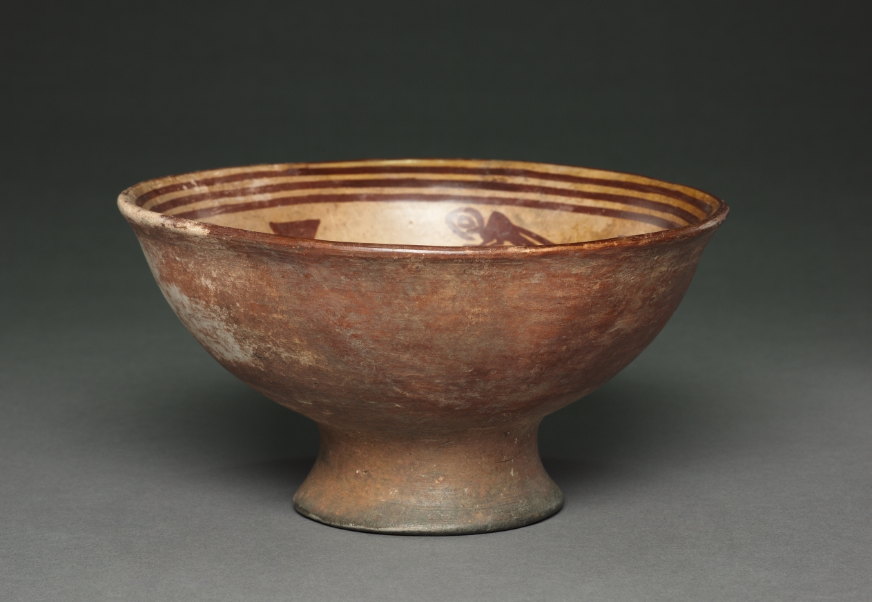 Bowl with Procession and Houses