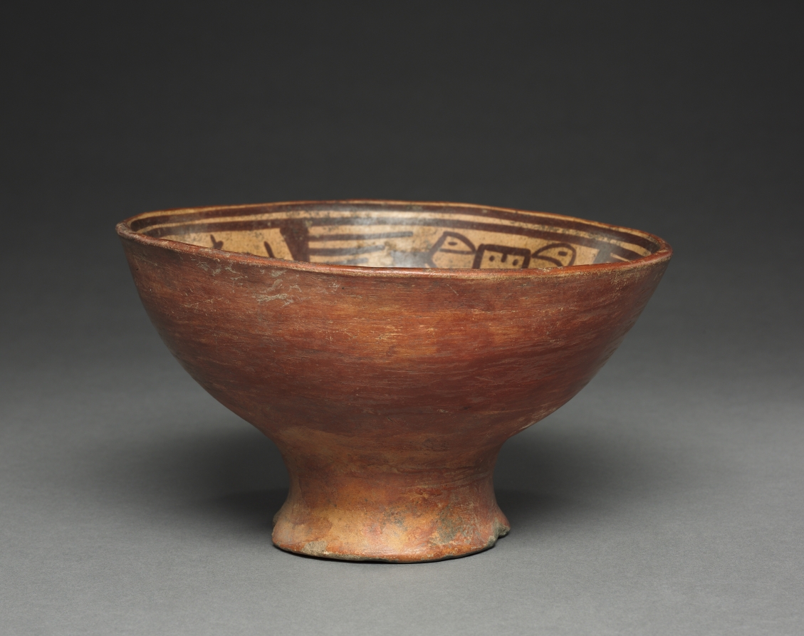 Bowl with Humans and Birds
