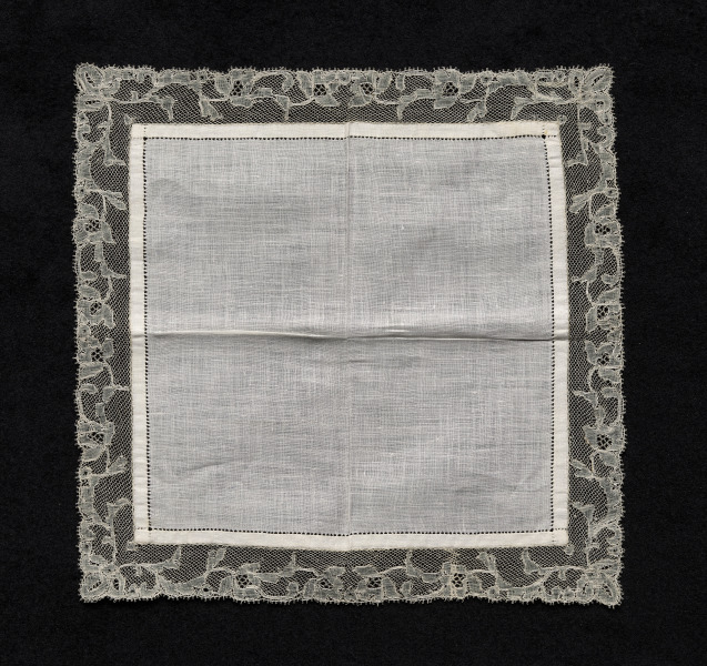 Bobbin Lace Mechelen Handkerchief