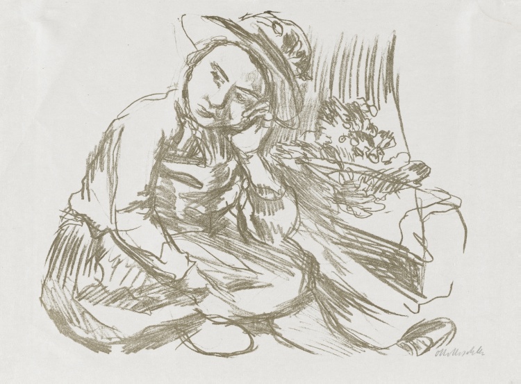 Girl Seated on the Ground