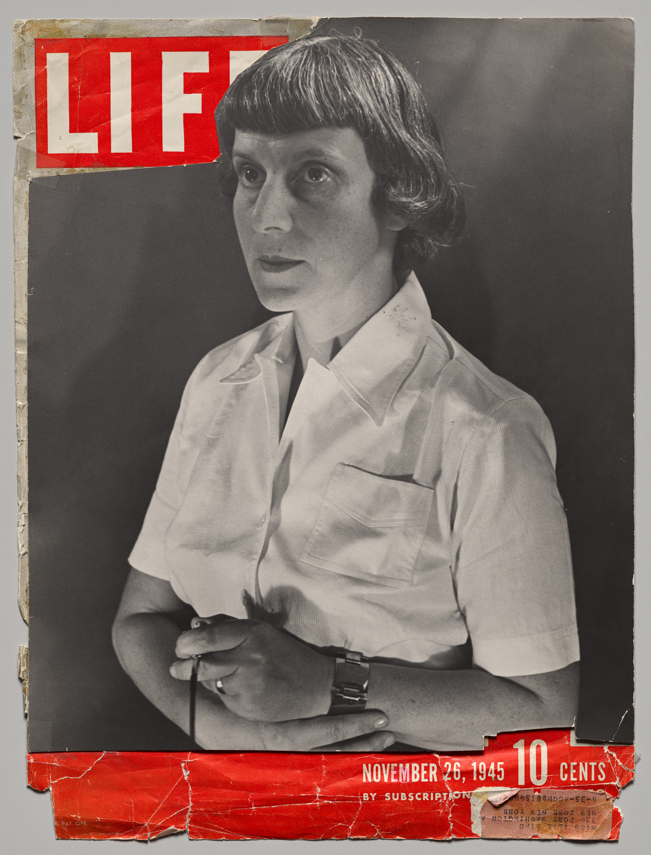 Mock LIFE Magazine Cover with Self-Portrait Holding Shutter Release