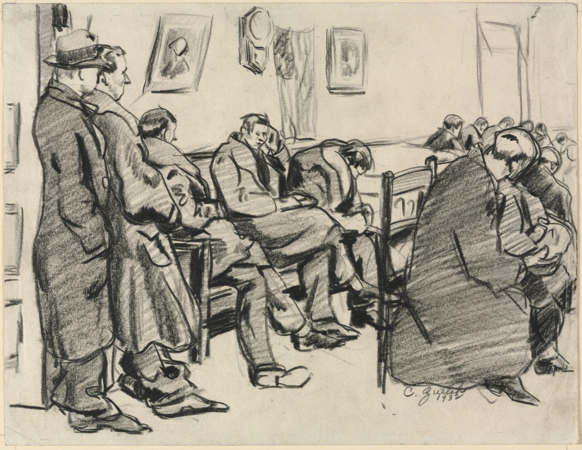 Waiting for Employment at the Cleveland Goodwill Industries, Clarence Edward Zuelch, 1932