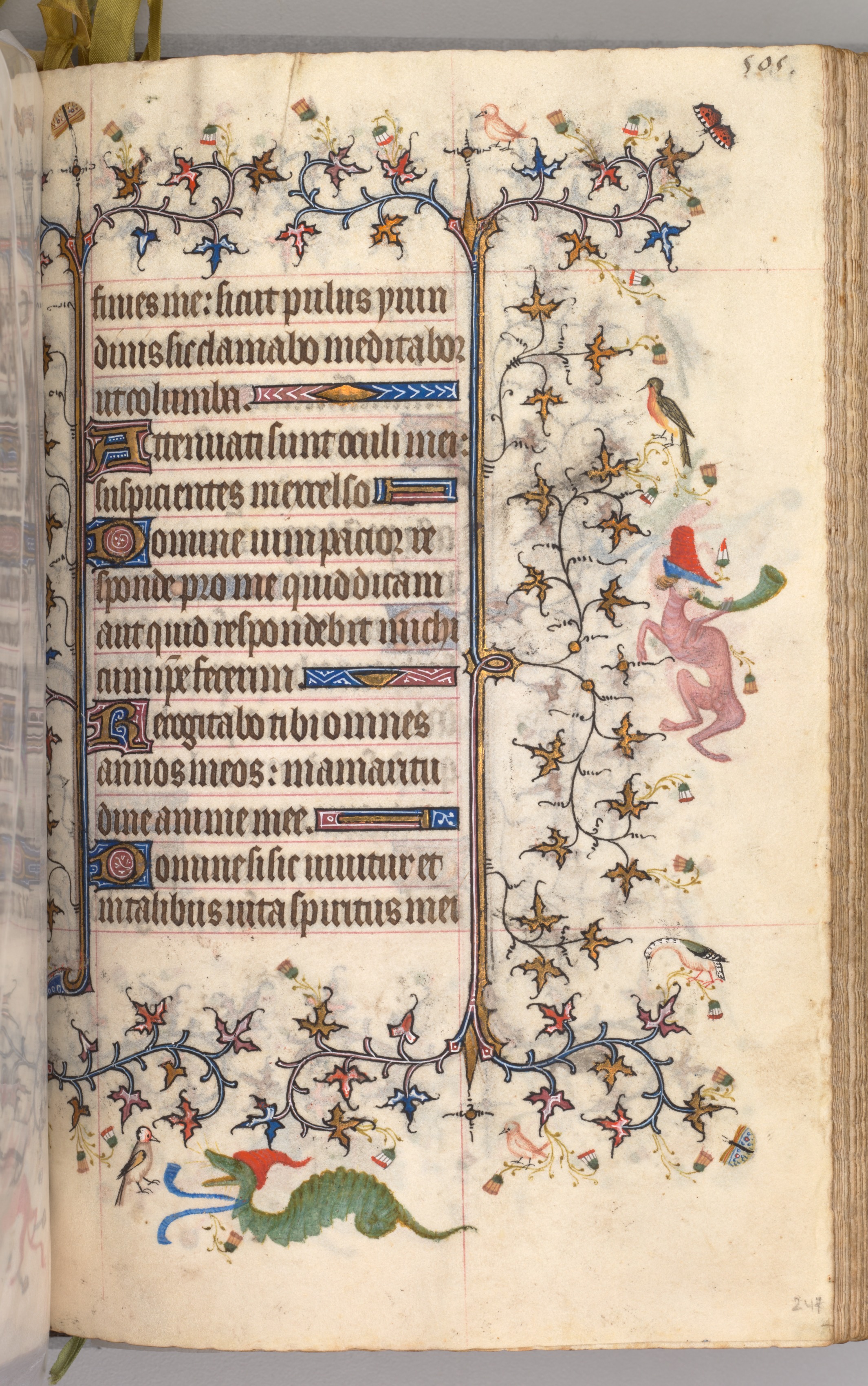 Hours of Charles the Noble, King of Navarre (1361-1425): fol. 247r, Text