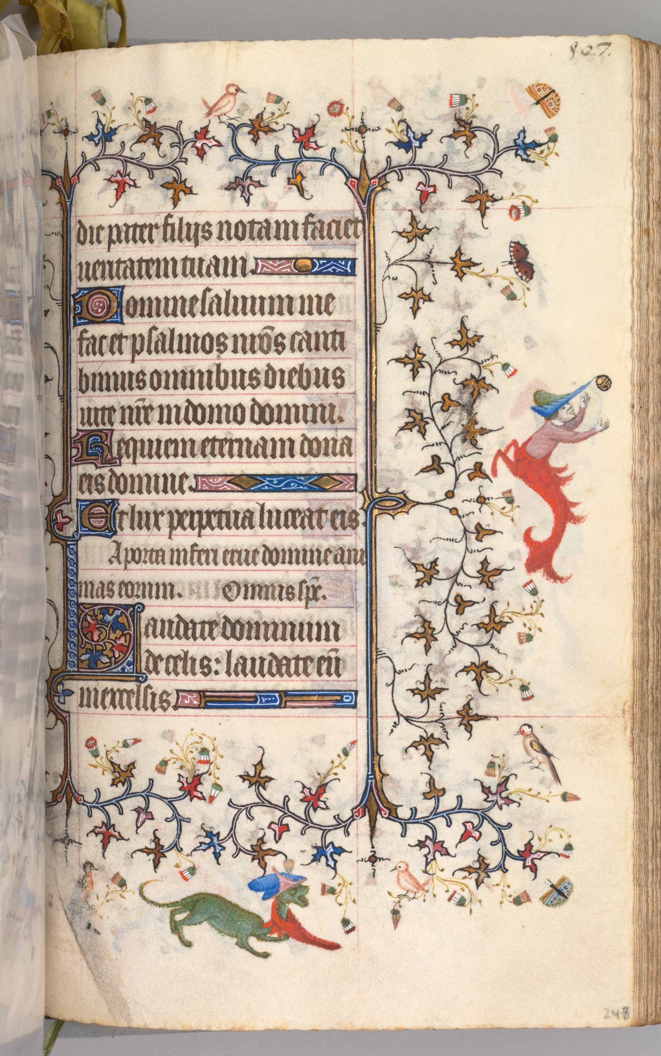 Hours of Charles the Noble, King of Navarre (1361-1425): fol. 248r, Text