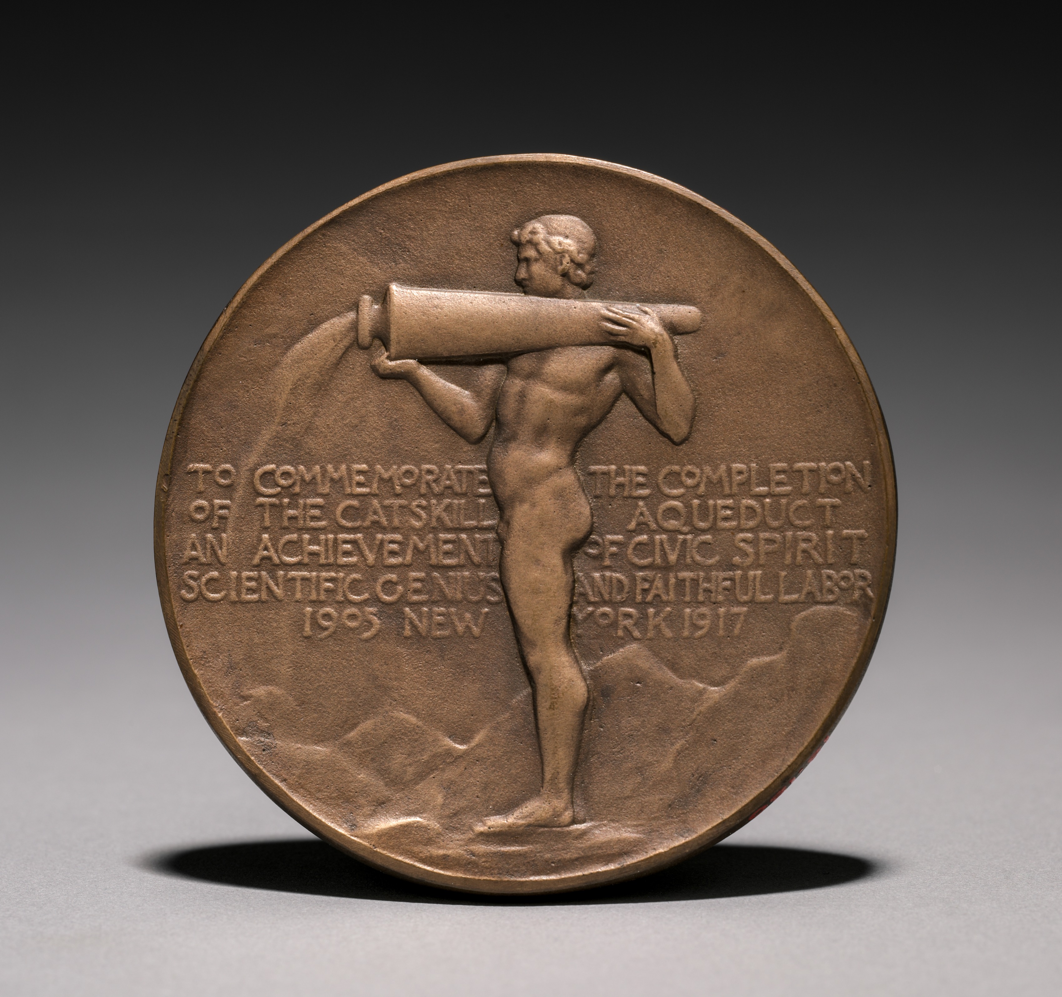 Medal Commemorating the Completion of Catskill Aqueduct (reverse)
