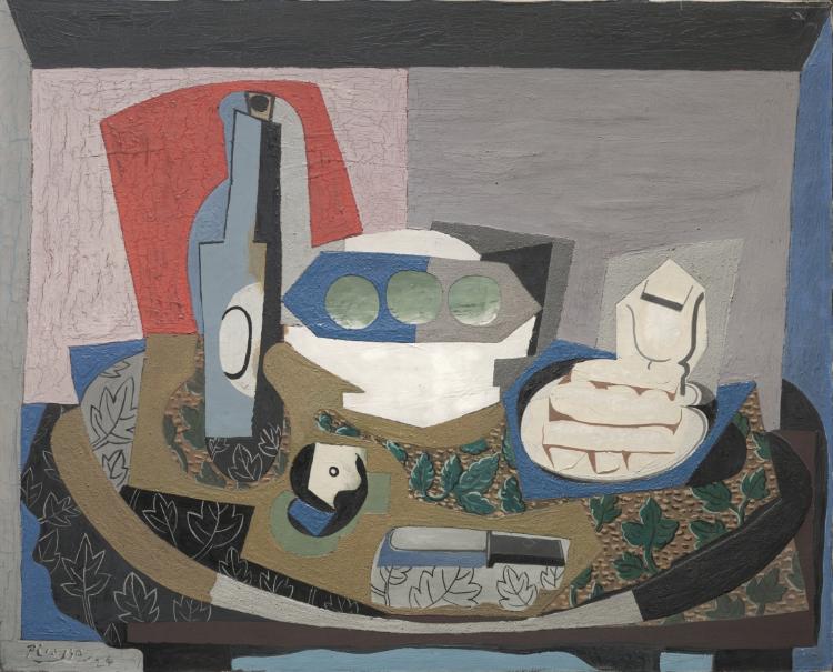 Still Life with Biscuits, Pablo Picasso, 1924